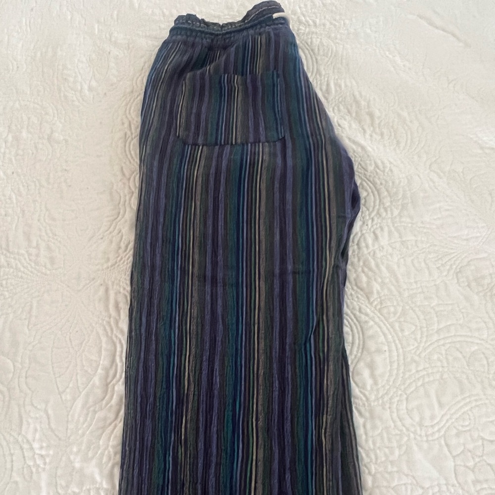 Wide leg beach pant for cover up over swim suit or just a casual beach look.